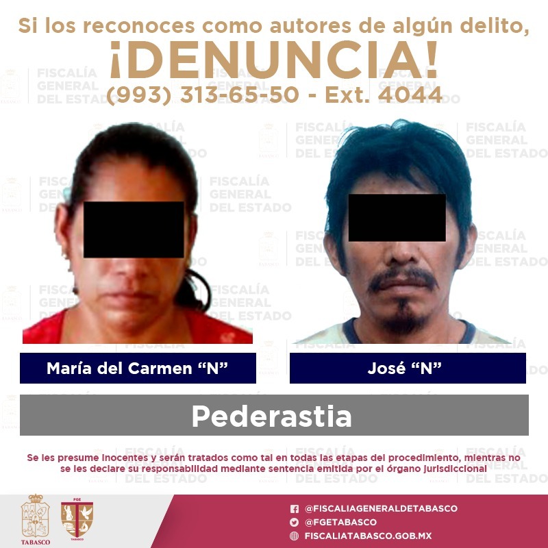 Una mujer y dos hombres fueron detenidos por el delito de pederastia en ...