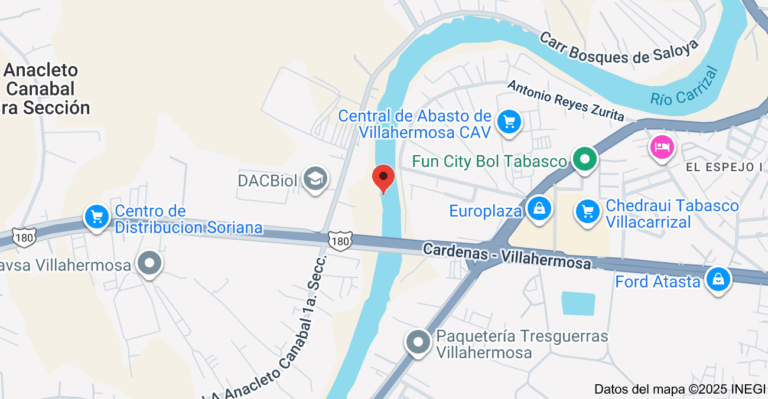 Mapa-De-Las-Rutas-De-Villahermosa