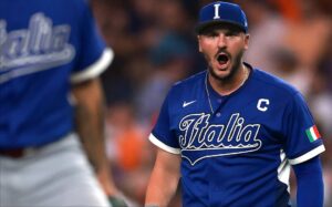 Jugador-De-Selección-De-Béisbol-De-Italia